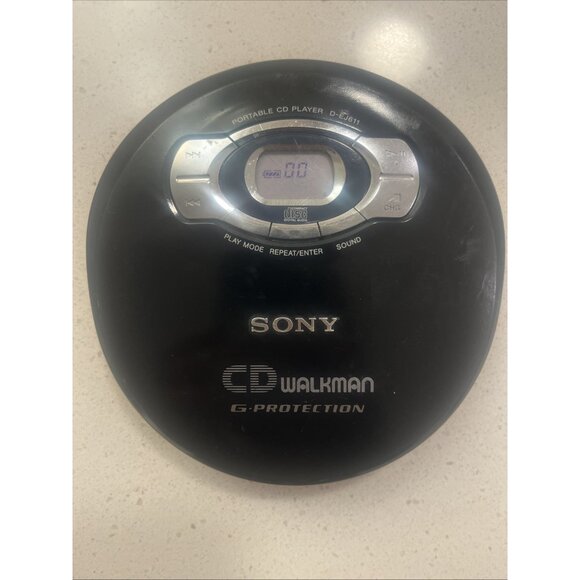 CD Sony Walkman Discman D-EJ615 Working Order y2k Retro BLACK - Picture 1 of 4